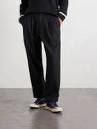 Neighborhood - Straight-Leg Crepe Trousers - Black