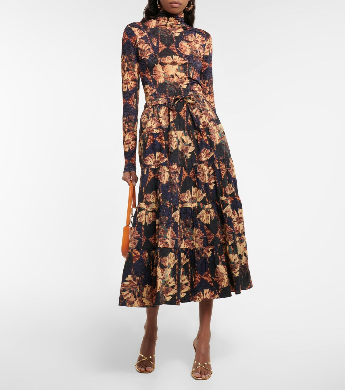 Ulla Johnson Aurelia floral printed turtleneck Ulla Johnson