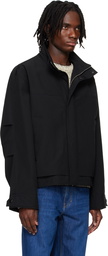 Solid Homme Black Shell Parka Jacket