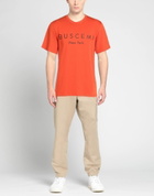 Buscemi Mens T-shirt in Tomato red