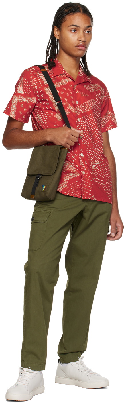 PS by Paul Smith Khaki Zebra Bag