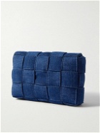Bottega Veneta - Intrecciato Denim Messenger Bag - Blue