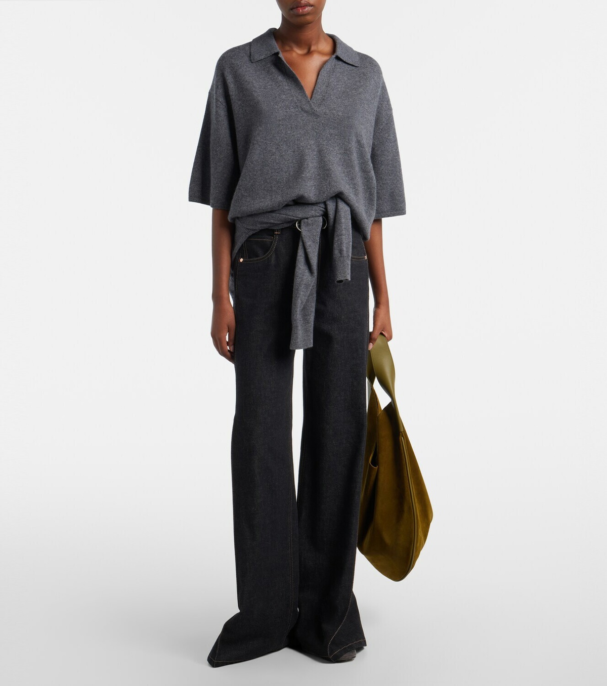 Lisa Yang Neela cashmere polo sweater