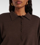 The Frankie Shop Croydon wool-blend polo sweater