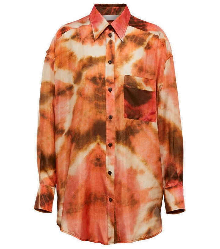 Photo: Zimmermann Vacay tie-dye silk blouse