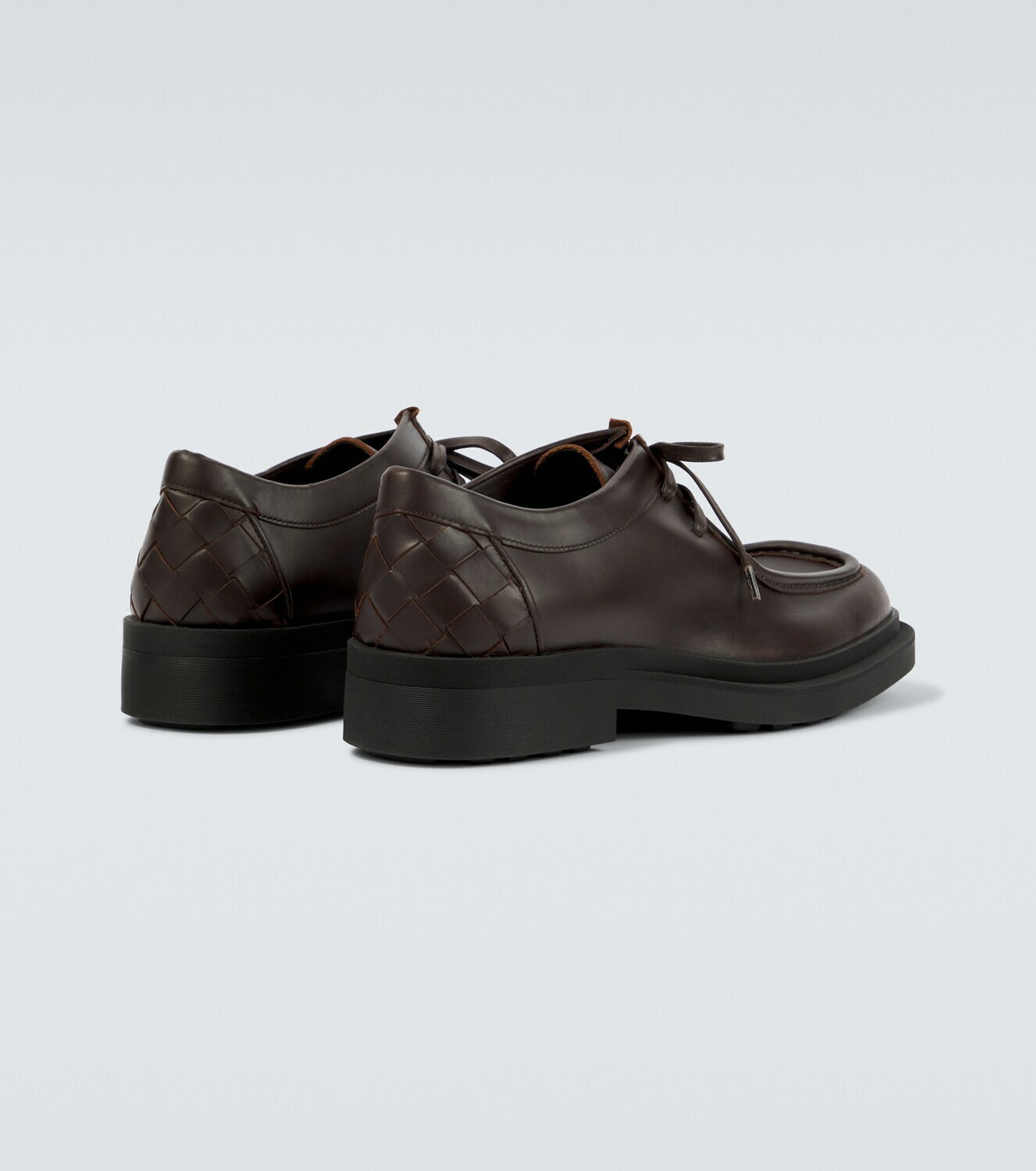Bottega Veneta Ben Intrecciato leather lace-up shoes Bottega Veneta
