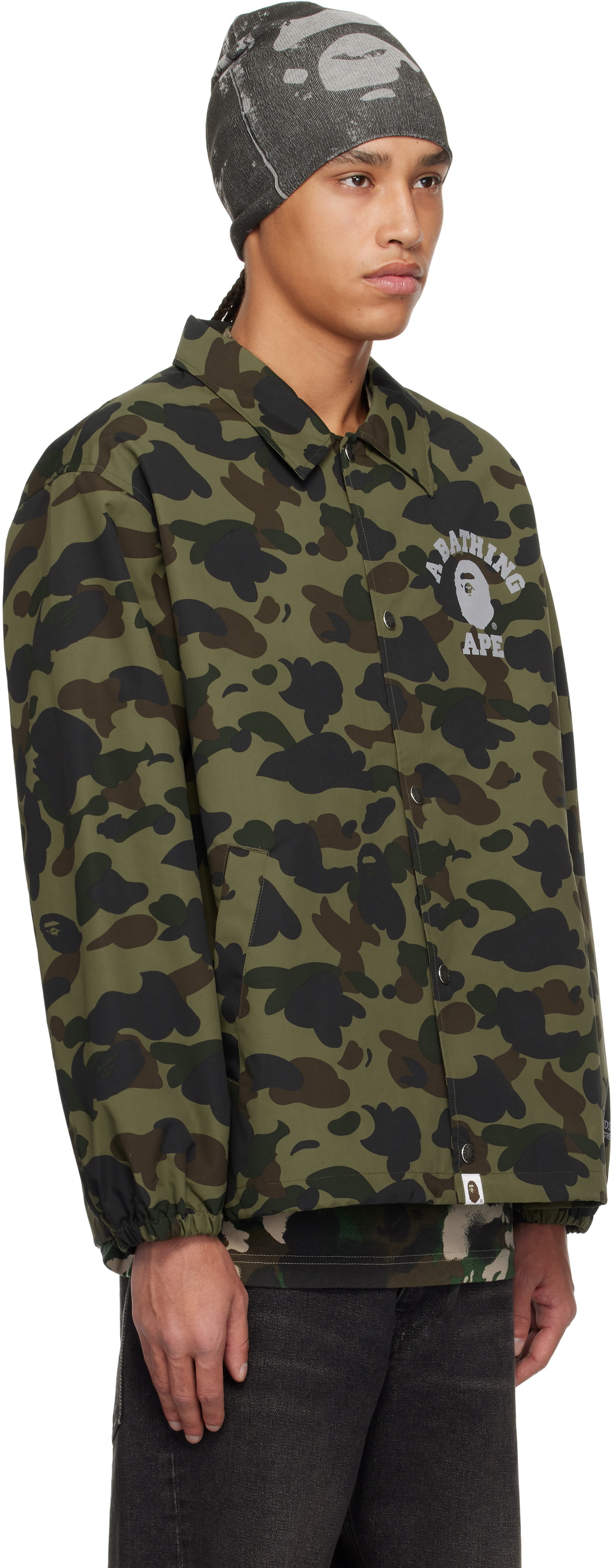 ジャケット・アウター A BATHING APE 1ST CAMO COACH JACKET M A BATHING APE® Gore-Tex Wind Stopper 1st Camo Relaxed Coach