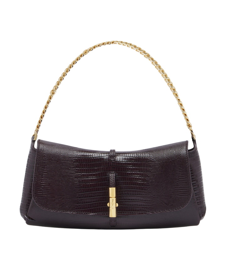 Photo: Balmain Metropolis croc-effect leather shoulder bag