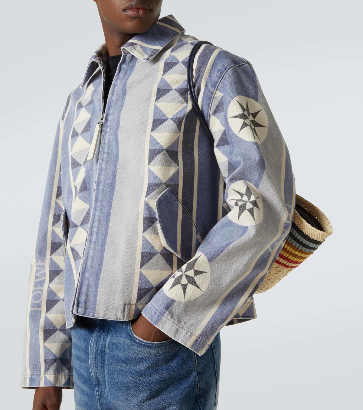 Loewe Paula's Ibiza printed denim blouson Loewe Loewe Paula's Ibiza printed denim blouson Loewe