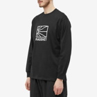PACCBET Men's Long Sleeve Logo T-Shirt in Black