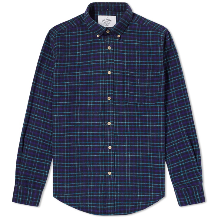 Photo: Portuguese Flannel London Button Down Check Shirt