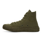 JW Anderson Khaki Converse Edition Felt Chuck 70 Hi Sneakers