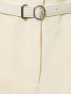 JIL SANDER - Viscose & Silk High Waist Pants