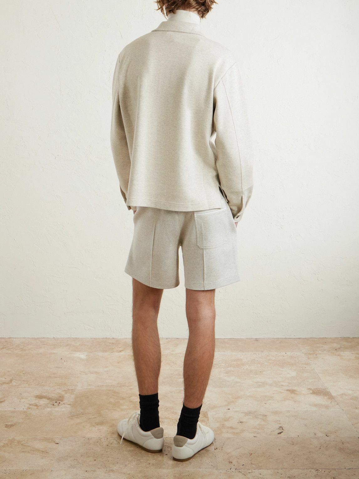 TOM FORD - Cotton, Silk and Cashmere-Blend Sweatshirt - Gray