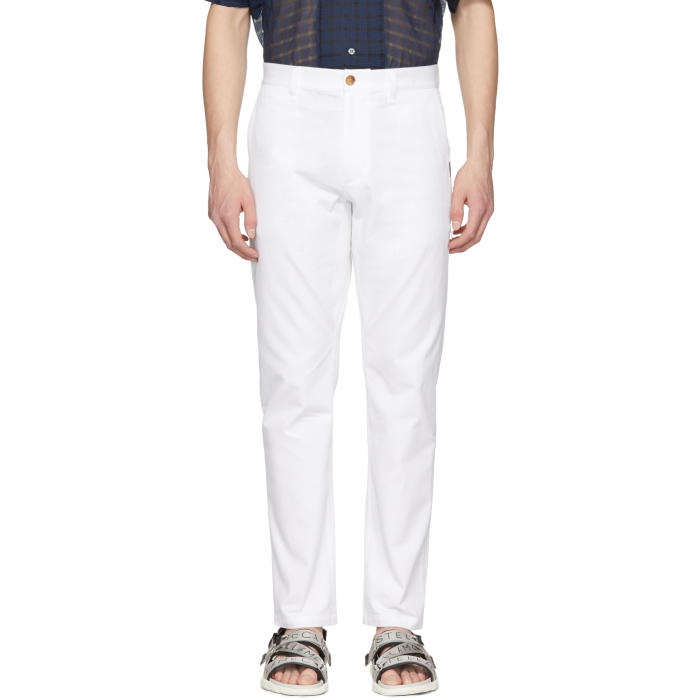 Photo: MSGM White Trousers