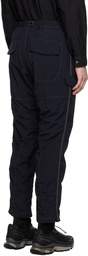 and wander Black Hiker Cargo Pants