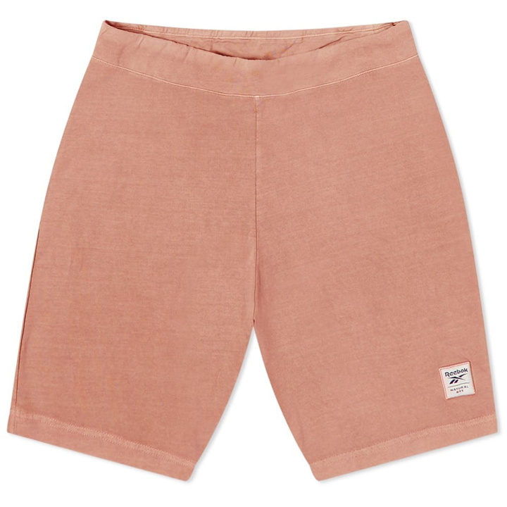 Photo: Reebok Women's Natural-Dye Legging Short in Canyon Coral