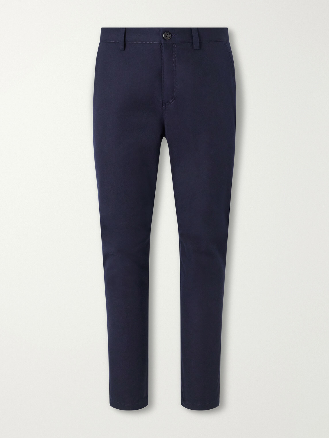 Brunello Cucinelli - Tapered Cotton And Wool-Blend Twill Chinos - Blue