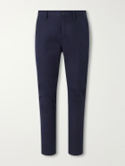 Brunello Cucinelli - Tapered Cotton And Wool-Blend Twill Chinos - Blue