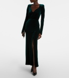 Galvan Vanitas velvet gown