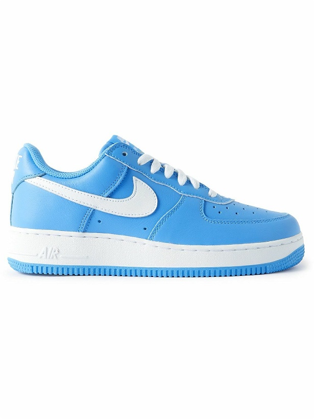Photo: Nike - Air Force 1 Low Leather Sneakers - Blue