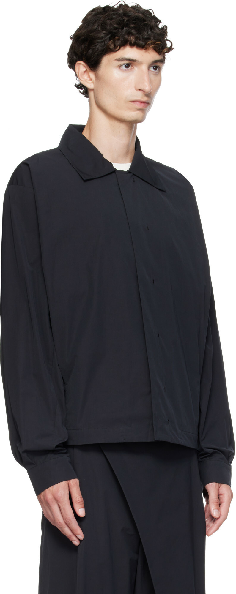 Kiko Kostadinov Black Kippel Light Jacket