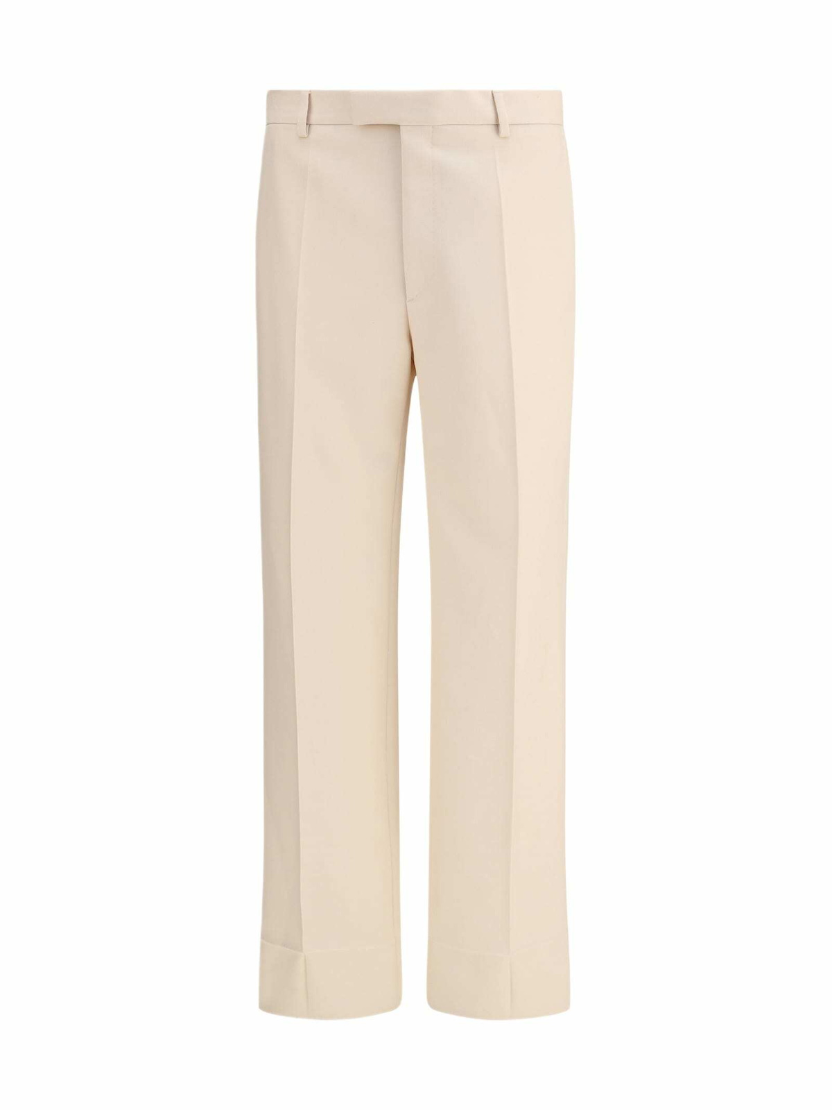 パンツ VALENTINO 'Dry Tailoring Wool' valentino pants Beige Valentino Virgin wool wide-leg pants Valentino