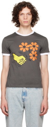 Cormio Gray Mazzolino Fiori T-Shirt