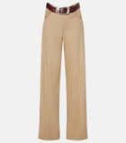 Jean Paul Gaultier Cutout cotton wide-leg pants