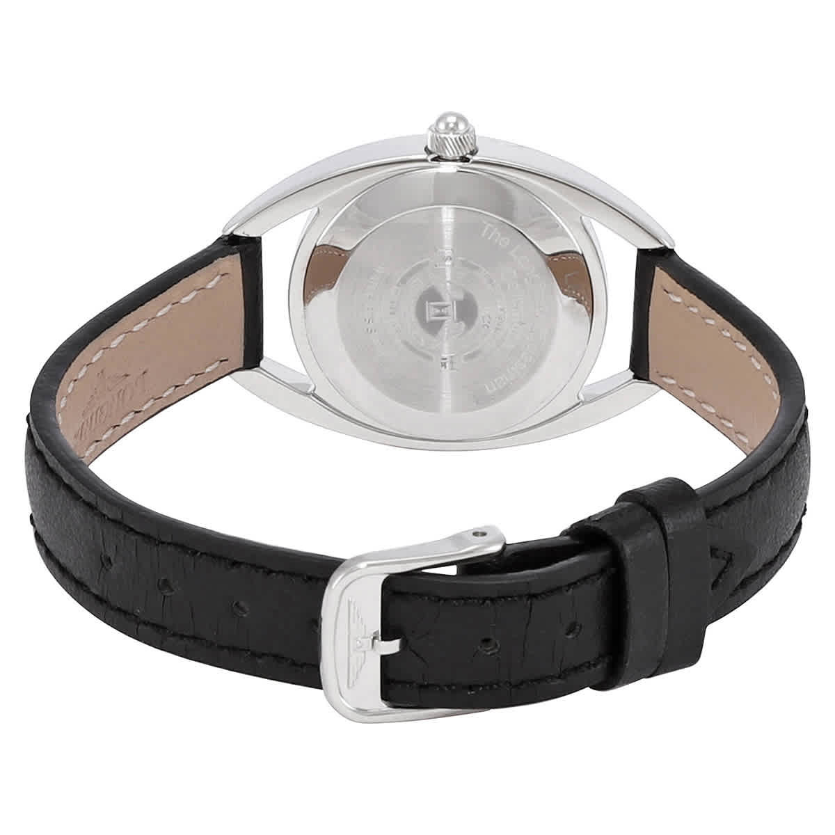 Longines Equestrian Quartz Diamond Black Dial Ladies Watch L6.135.4.57.0