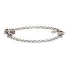 Gucci Silver Double G Key Bracelet