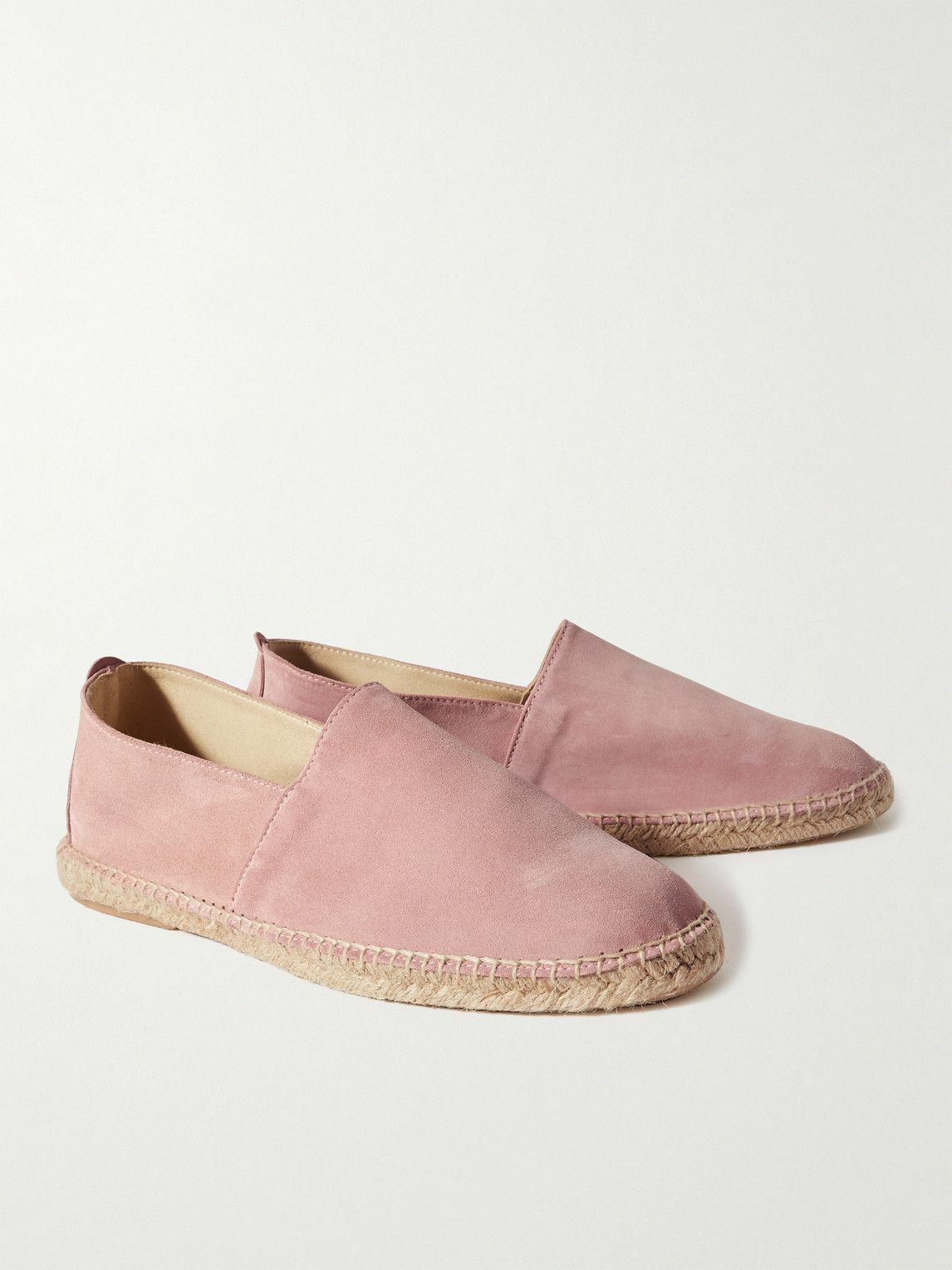 Anderson & Sheppard - Suede Espadrilles - Pink