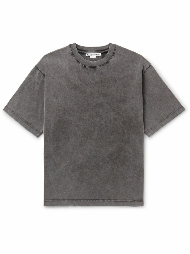 Photo: Acne Studios - Extorr Cotton-Jersey T-Shirt - Gray