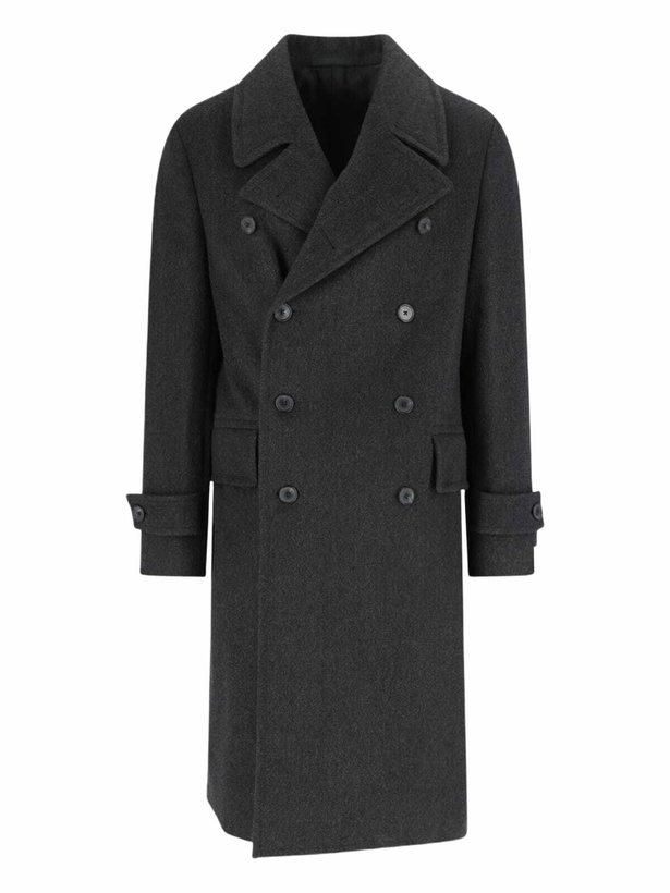 Photo: Caruso Double-breasted Wool Coat