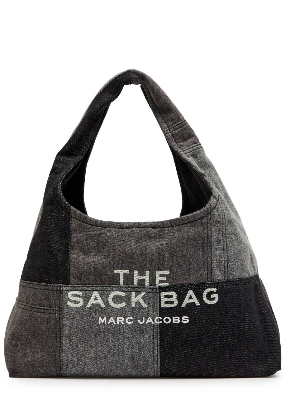 Marc Jacobs The Sack Patchwork Denim Shoulder bag - Black - One Size