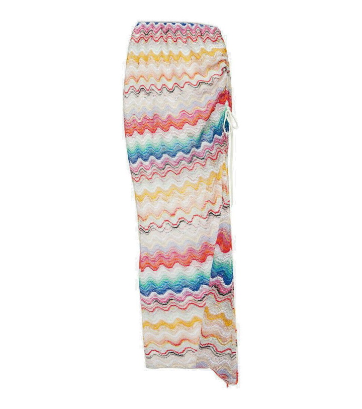 Photo: Missoni Mare Zig Zag ruched beach cover-up
