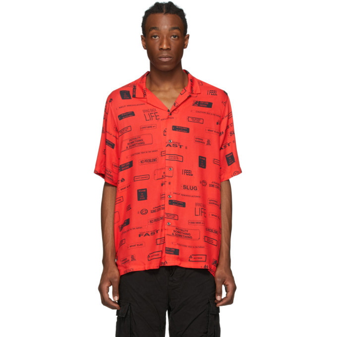 Photo: Ksubi Red You Have Been Warned Resort Short Sleeve Shirt