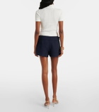 Self-Portrait Pointelle polo shirt