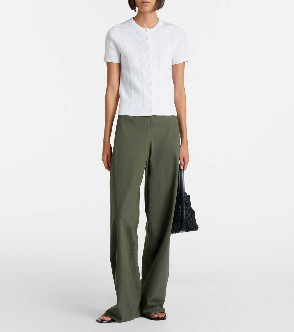 Vince Colette cotton wide-leg pants