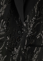 Stine Goya Sequin-embellished Twill Blazer Black