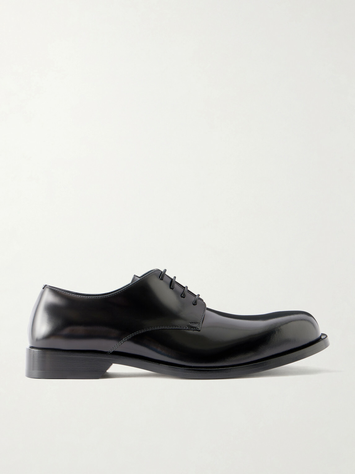 LOEWE - Bobine Leather Derby - Black