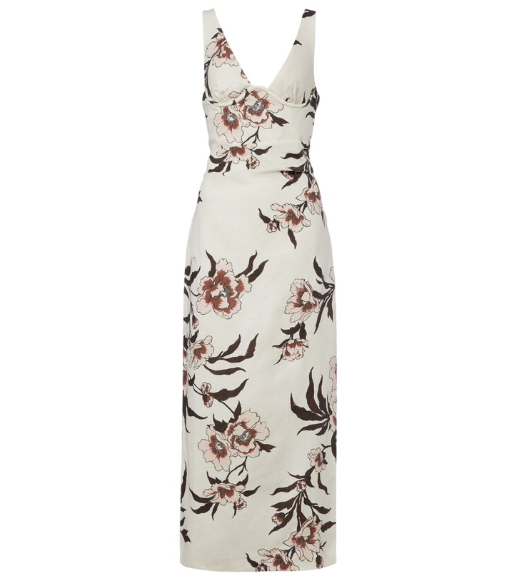 Photo: SIR Floral linen maxi dress
