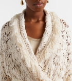 Alanui Lagoon Romance cotton-blend cardigan