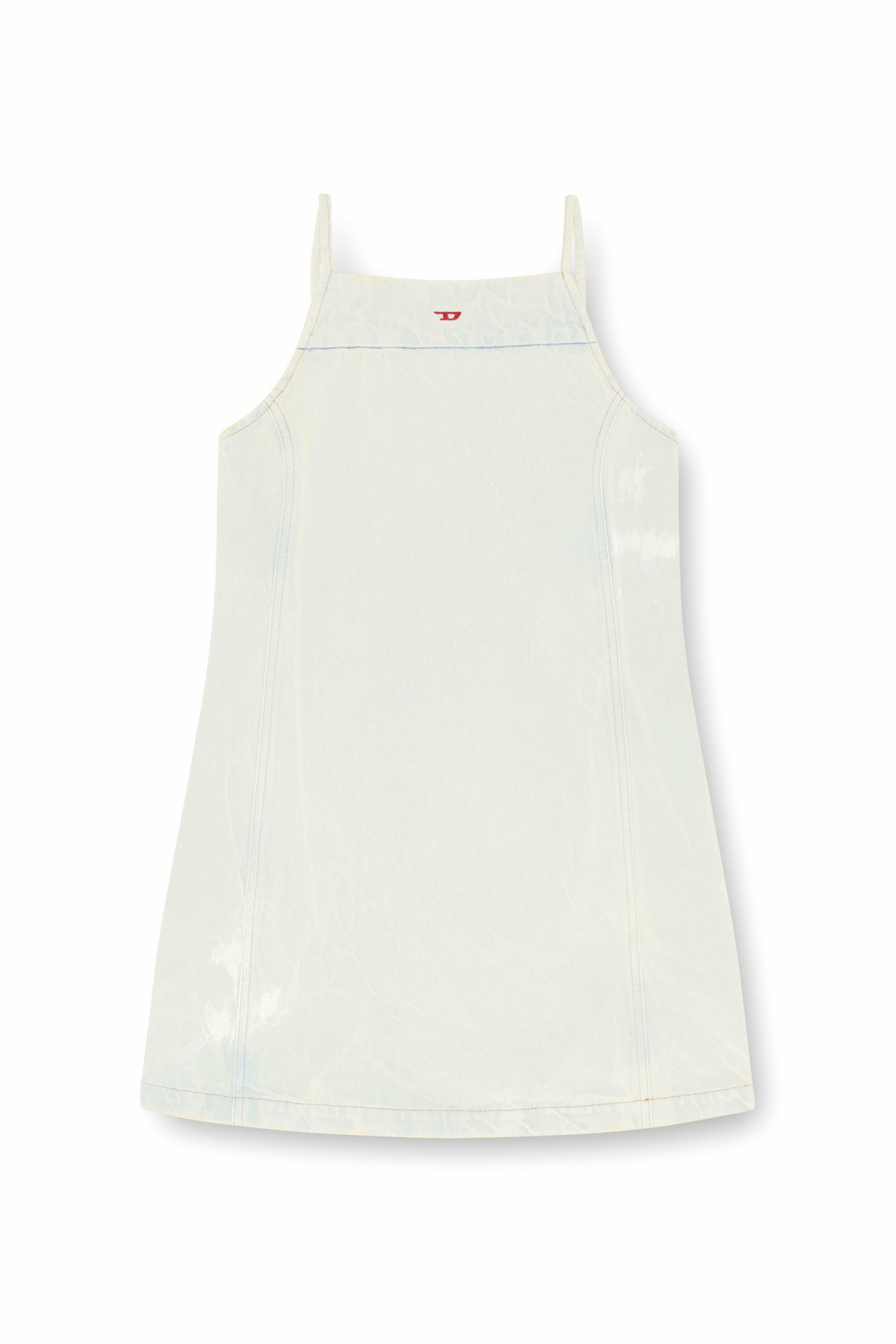Diesel Denim halter dress with a dusty wash - Dresses Womens in Blue Diesel