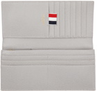 Thom Browne Grey RWB Stripe Long Jacket Wallet