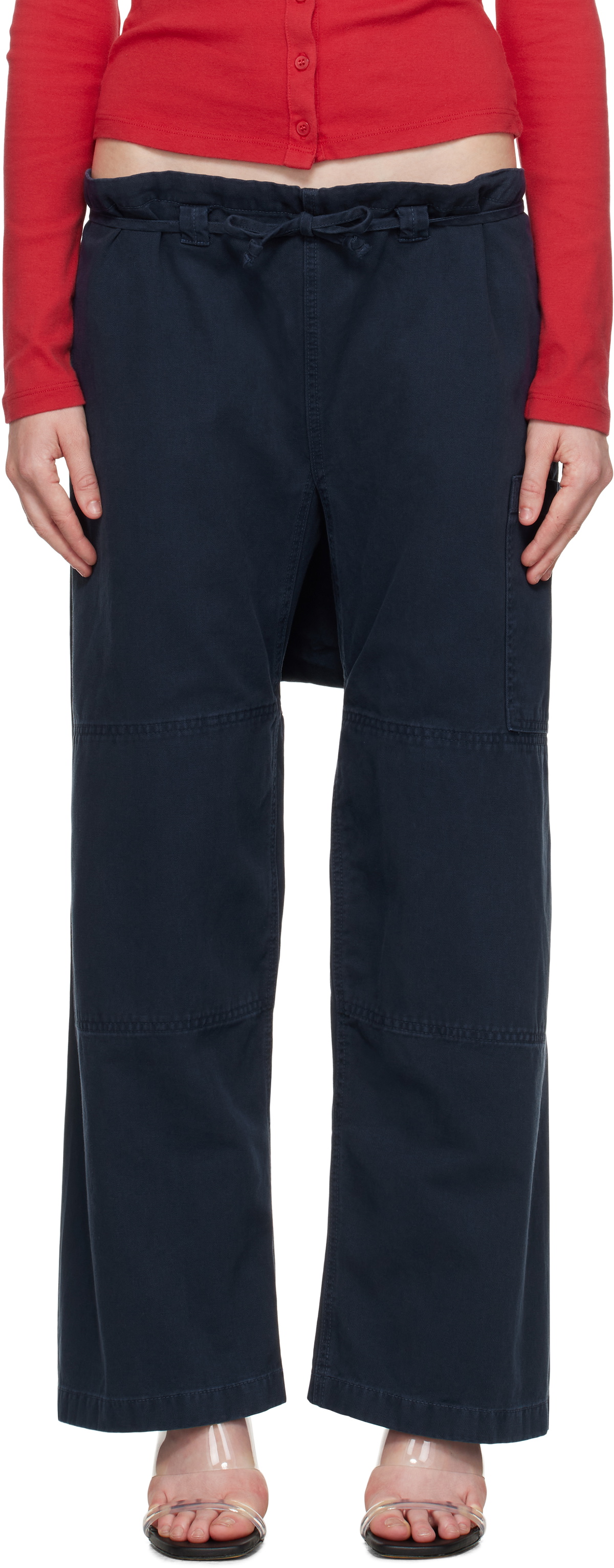 Gil Rodriguez Navy 'The Lou' Lounge Pants
