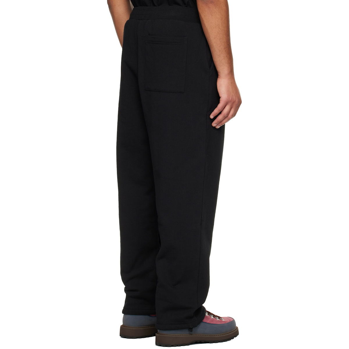 Dime Black Cursive Small Logo Sweatpants