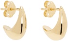 LEMAIRE Gold Micro Drop Earrings