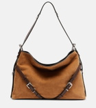 Givenchy Voyou Medium suede shoulder bag
