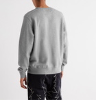 Pop Trading Company - Joost Swarte Printed Mélange Fleece-Back Cotton-Jersey Sweatshirt - Gray